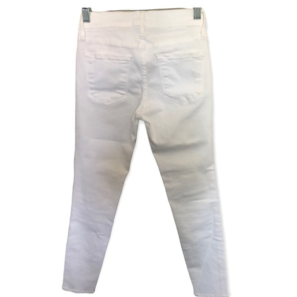 Frame Denim Le Skinny de Jeanne Crop Raw Hem ankle jeans - Picture 6 of 11